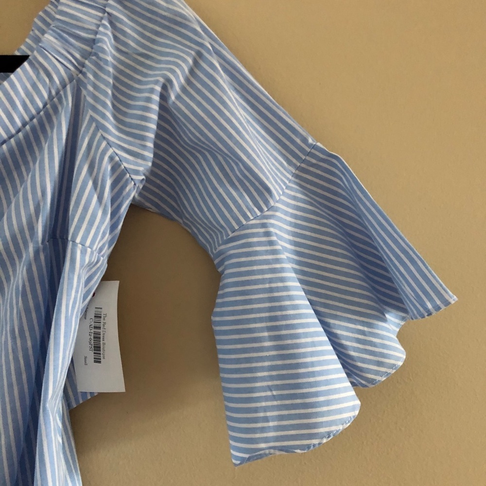 NWT Red Dress Boutique Blue & White Striped Dress - Picture 10 of 11